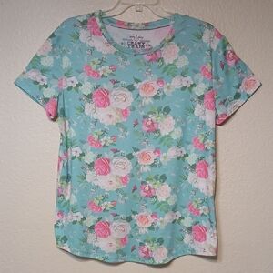 CRAZY TRAIN Floral Tee